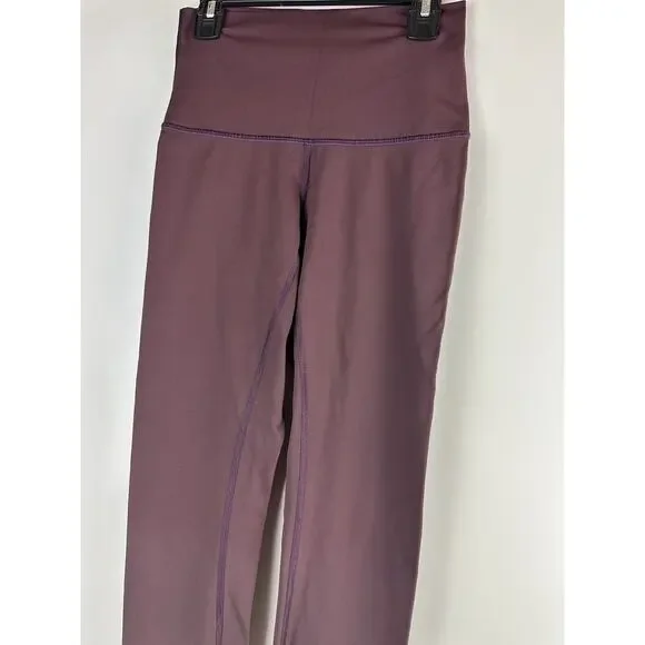 Lululemon Wunder Under Pant Hi-Rise Ombre Black Cherry Leggings Women's Size 4 - Picture 4 of 11